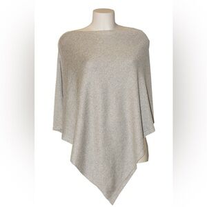 Gray Handmade Cape/Poncho - made in Italy (Badiali)